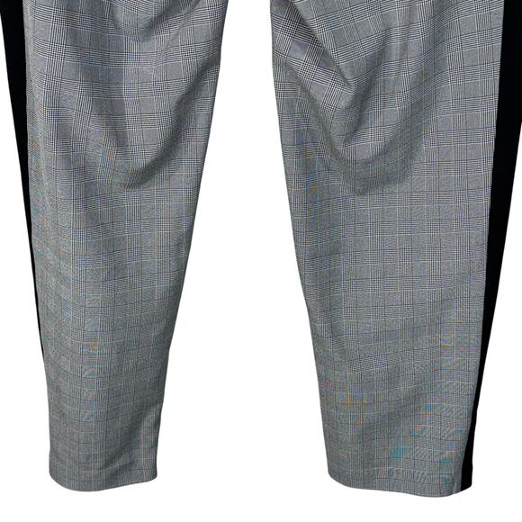 Athleta SZ 6 Brooklyn Ankle Pants Plaid Pull-On Lightweight Pockets Breathable - Picture 5 of 8